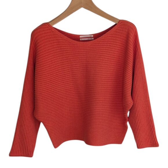 By Anthropologie Kendall Ribbed Boat Neck Sweater - Picture 3 of 7